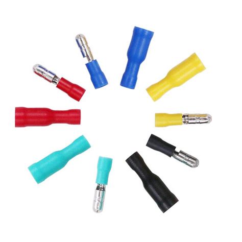 50set Femalemale Electric Connector Crimp Bullet Terminal 05 15mm²