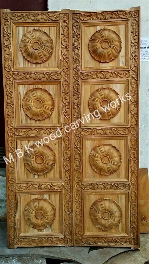 Indian Teak Wooden Doors Design