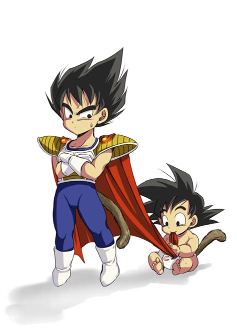 Kid Vegeta And Baby Goku Dragon Ball Z Fan Art 34169856 Fanpop