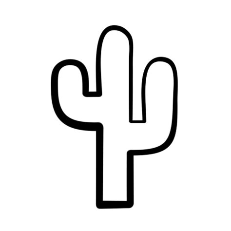 Cactus Clipart Outline Clip Art Library