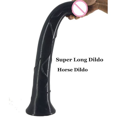 Super Huge Horse Dildo Realistic Suction Cup Dildo Black Woman Sex Toys