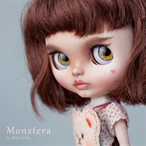 Monstera Custom Blythe Doll By Miss Feliks Karolinfelix Etsy