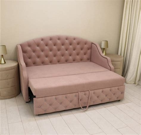 Диван кровать Розовый бархат — МЕБЕЛЬ КАЖДОМУ