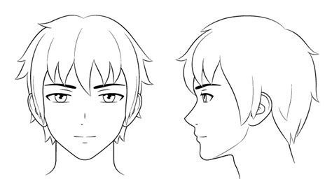 Cara Menggambar Kepala Dan Wajah Anime Pria Anidraw