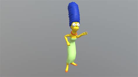 Marge Simpson Talk Animated Download Free 3d Model By Vicente