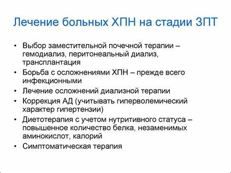 Малобелковая диета при почечной недостаточности
