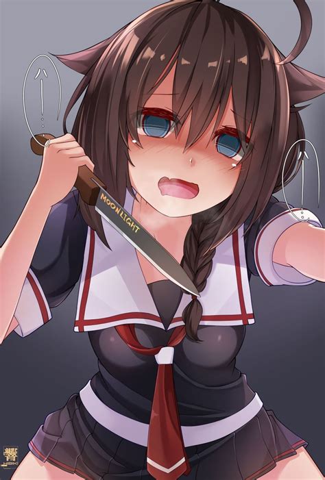 Hibiki Zerocodo Shigure Kancolle Shigure Kai Ni Kancolle Kantai Collection Absurdres