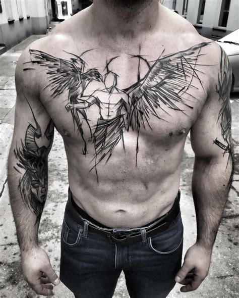 Dicas De Tatuagem No Peito Para Homens Marco Da Moda