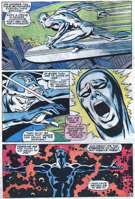 Silver Surfer ~ John Buscema Comic Book Artwork Comic Book Pages