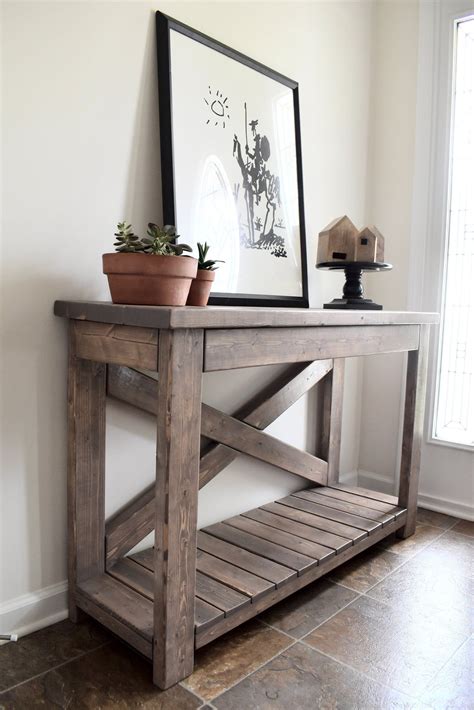 Pin By Dlhines On Table Rustic Console Tables Farmhouse Console