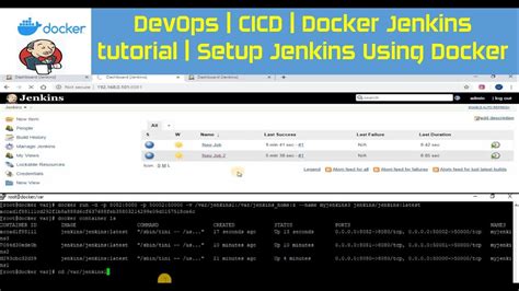 Cicd Docker Jenkins Tutorial Setup Jenkins Using Docker Youtube