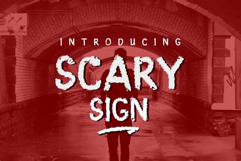 Scary Sign 161213 Other Font Bundles