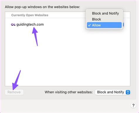 How To Allow Pop Ups In Safari For Iphone Ipad And Mac Guiding Tech