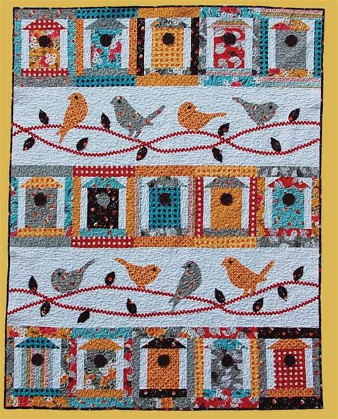 Free As A Bird Applique Quilt Pattern By Fiddlestixdesign On Etsy 9