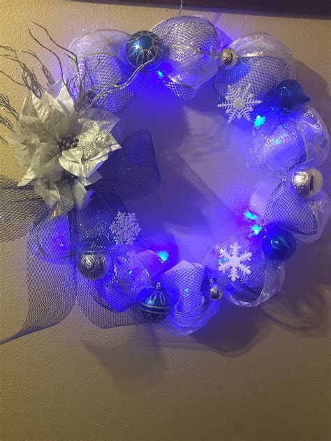Lighted Wreath Lighted Wreaths Wreaths Ornament Wreath