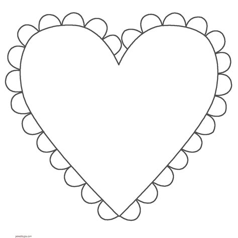 Dibujos de corazones para colorear