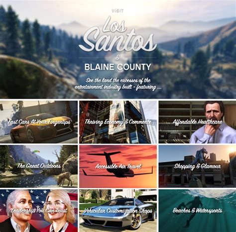 Gta 5 Los Santos And Blaine County Area Attractions Detailed New