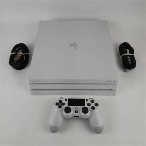 Sony Playstation 4 Pro 1tb Glacier White Console For Sale Online Ebay