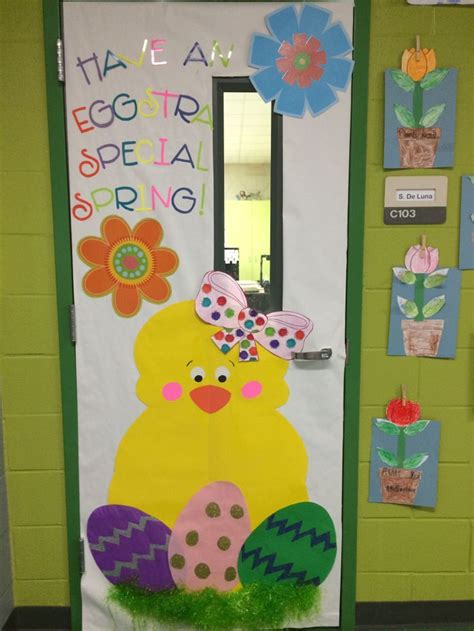 Easter Bulletin Board Easter Classroom Door Easter Classroom Door