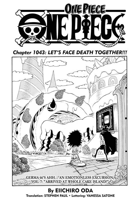 One Piece Manga Chapter 1043 - Let's Face Death Together - One Piece