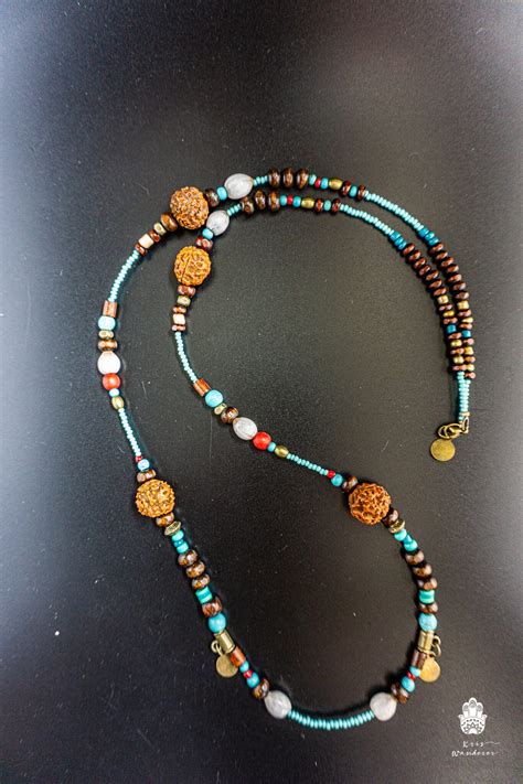 Boho Hippie Beaded Necklace For Men Ibiza Style Bohemian Necklace