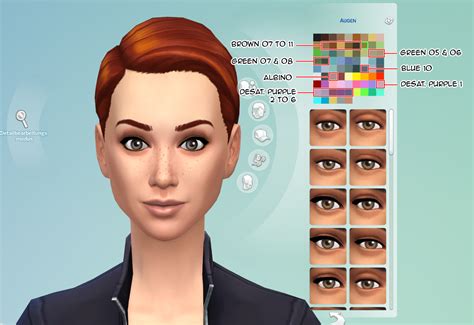 The Sims 4 Eye Colors Peatix