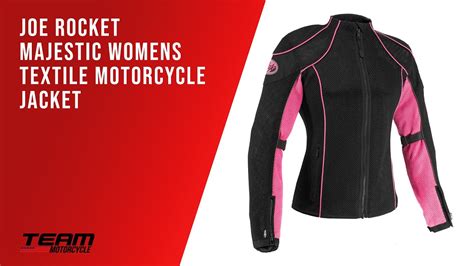 Joe Rocket Majestic Womens Textile Motorcycle Jacket Youtube