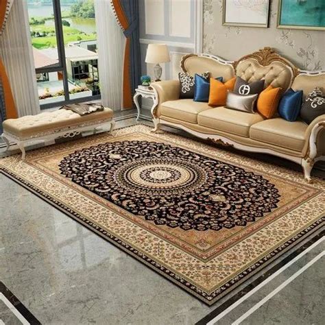 Polyester Printed Living Room Designer Room Carpet For Home At Rs 560