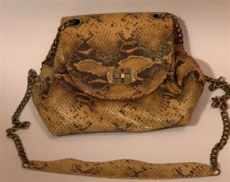 Python Leather Handbag By Eloiseukcreations On Etsy In 2020 Leather