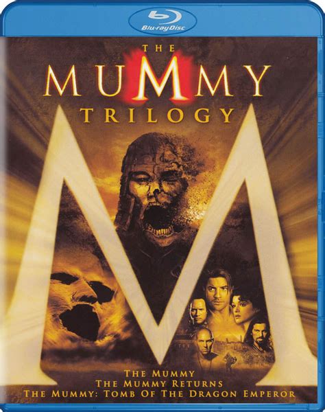 the mummy trilogy the mummy the mummy returns the mummy tomb of the dragon emperor blu