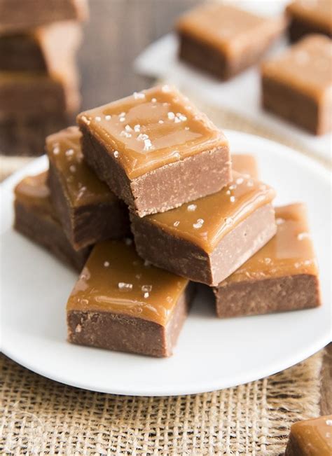 Salted Caramel Topped Fudge Like Mother Like Daughter