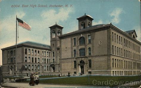 East High School Rochester Ny Postcard