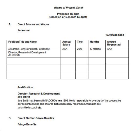 Also find sample concept note for funding & examples of a concept note for proposals. 17 Sample Budget Proposal Templates to Download | Sample ...