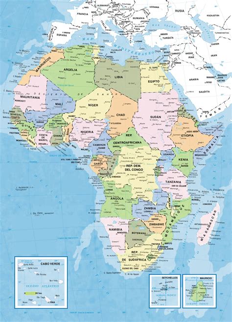 Mapa Político De África Mapa Politico De Africa Mapa Politico