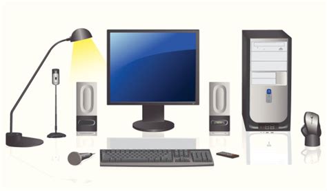 Desktop Computer Detailed Illustration Stock Illustration Download