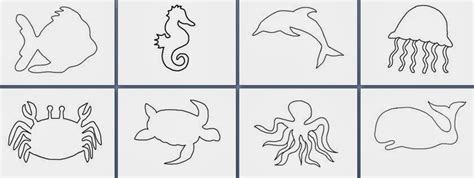 Free Printable Sea Life Stencils Free Printable Templates