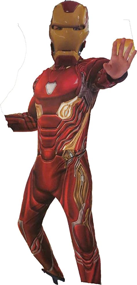Marvel Avengers Infinity War Iron Man Muscle Chest Costume Small 4 6