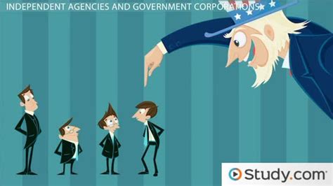 Independent Agencies And Government Corporations Video And Lesson
