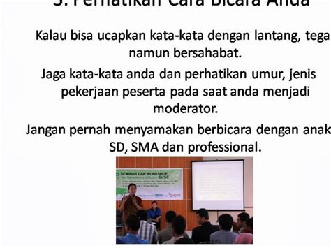 Apabila suku bunga jika moderator tidak menikmati forum tersebut, maka ada kemungkinan hal tersebut juga terjadi dengan peserta forum. Contoh Teks Moderator Presentasi Dalam Bahasa Inggris Dan ...