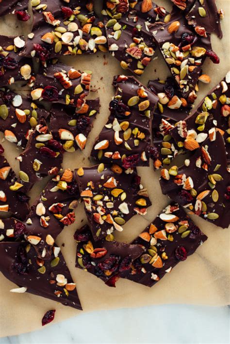 Easy Chocolate Bark Recipe Cookie And Kate
