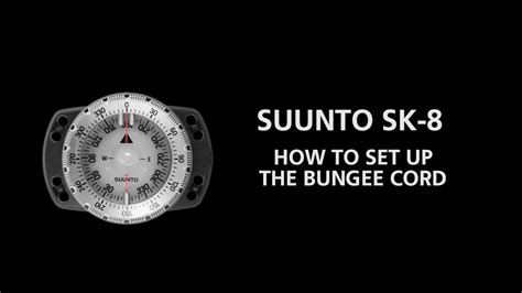 Suunto Sk 8 How To Set Up The Bungee Cord Youtube