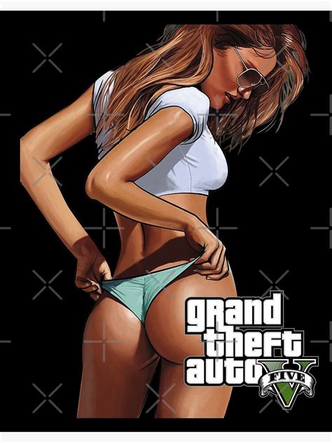 Grand Theft Auto V GTA V Bikini Girl Art Print For Sale By