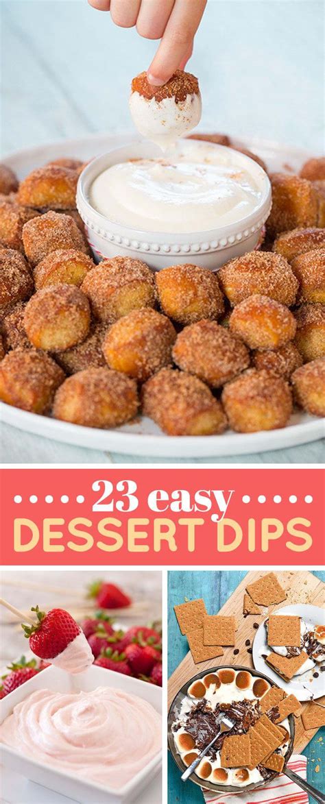 23 Easy Dessert Dips That Will Make You Swoon Easy Desserts Easy