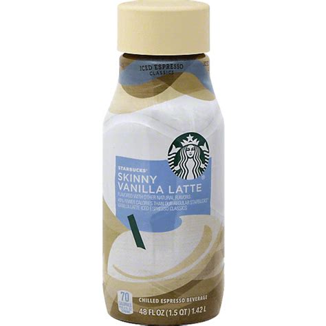 Starbucks® Skinny Vanilla Latte Iced Espresso 48 Fl Oz Bottle Iced