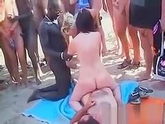 Interracial Orgy On The Nude Beach Pornzog Free Porn Clips