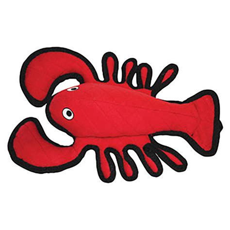 Tuffy Ocean Creatures Dog Toy Lobster Baxterboo
