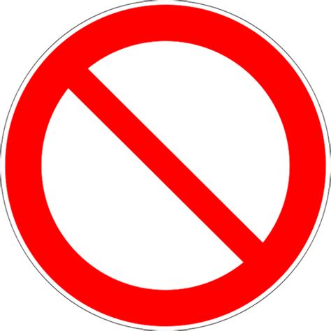 Download Ban Sign Signo De Prohibido Png Transparent Png Download