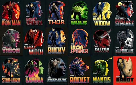Mcu News And Tweets Na Twitterze These 18 Official Avengersinfinitywar