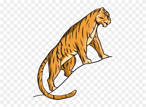 How To Draw A Tiger Easy For Kids Bengal Tiger Free Transparent Png
