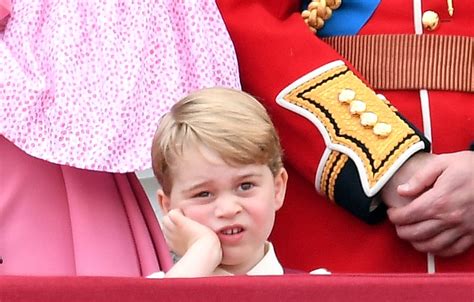 Prince George At The Trooping The Colour 2017 Pictures Popsugar Celebrity